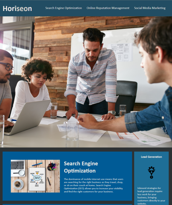 Horiseon Project Module 1 Challange 1 Assignment